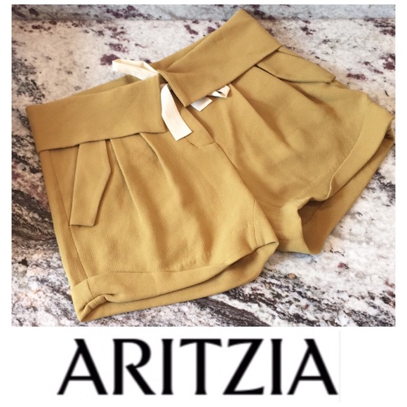 Aritzia Pants - LE FOU | WILFRED Aritzia Crepe Paper Bag Shorts 4